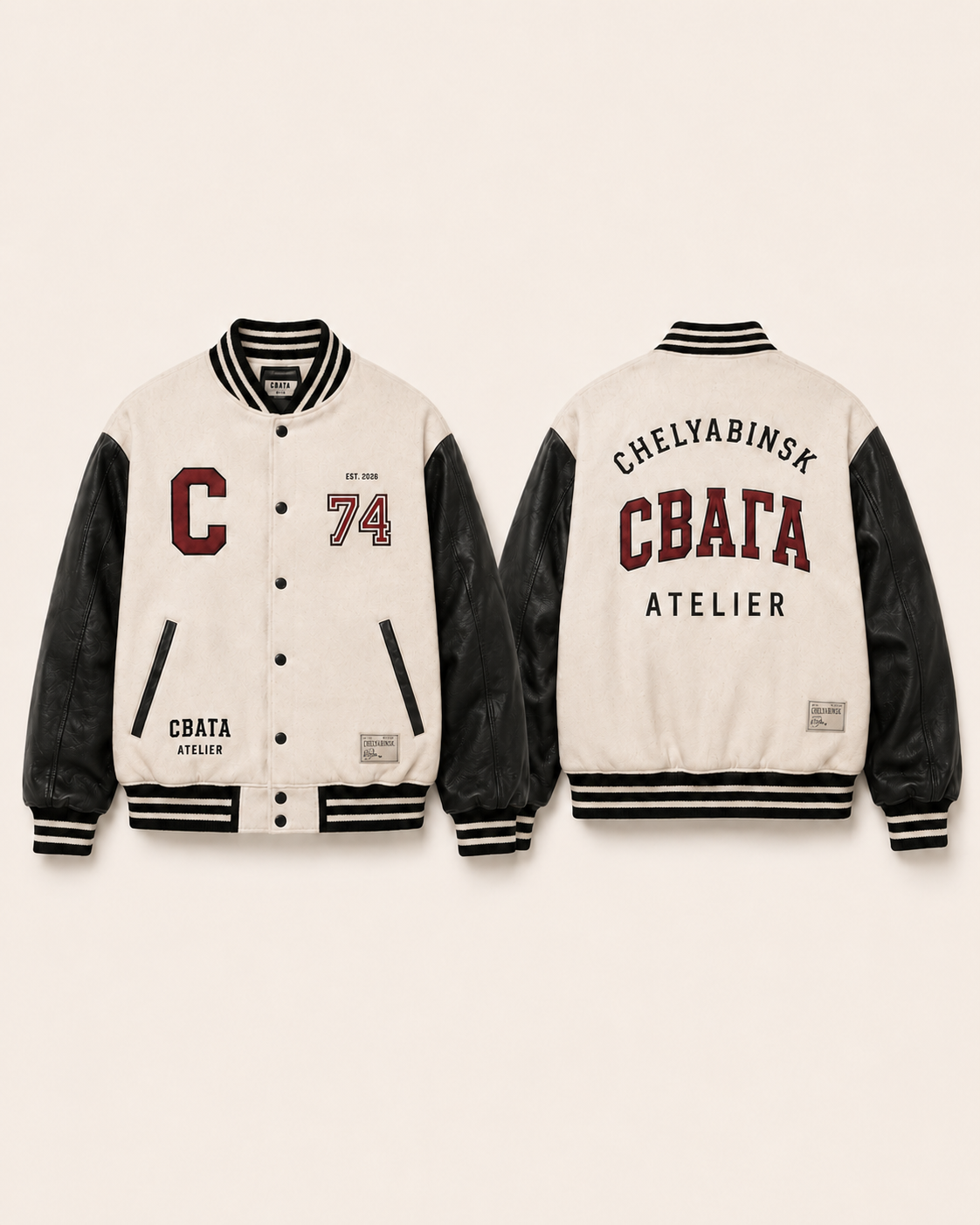 Куртка Varsity СВАГА, вид спереди и сзади